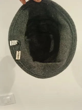 Gorro lana hervida gris