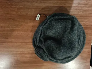 Gorro lana hervida gris