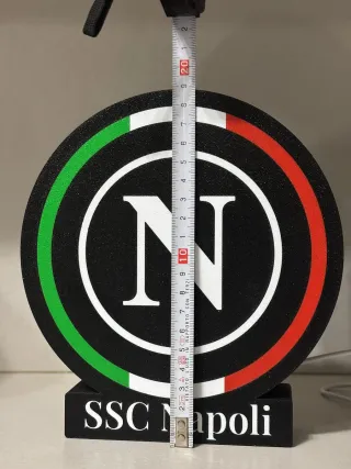Lampada LED SSC Napoli Tricolore
