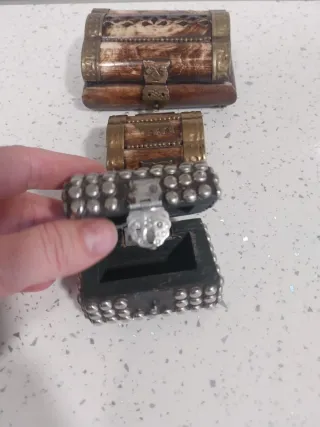 Lote 3 cajitas antiguas decorativas