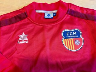 Sudadera niño FC Martinenc Luanvi Roja Talla M