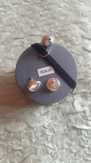 Pendientes TOUS plata