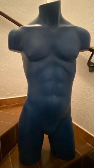 Maniquíes Torso Azul Mujer y Hombre