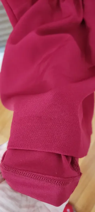 Vestido corto rojo Zara