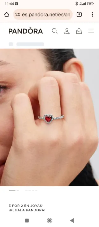 Anillo Pandora Blanco