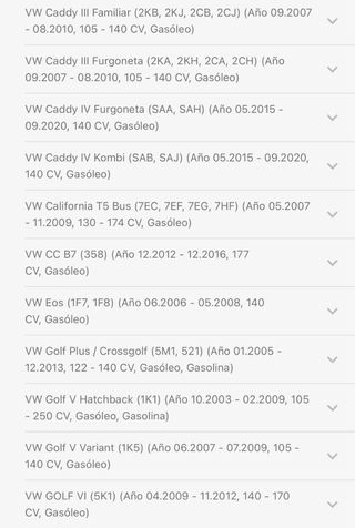 Motor de arranque VAG para varios modelos