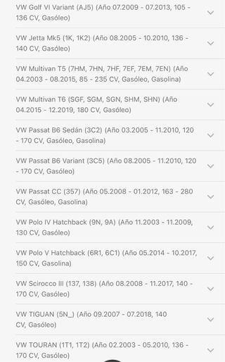 Motor de arranque VAG para varios modelos