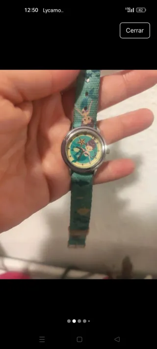 Reloj infantil con diseño divertido