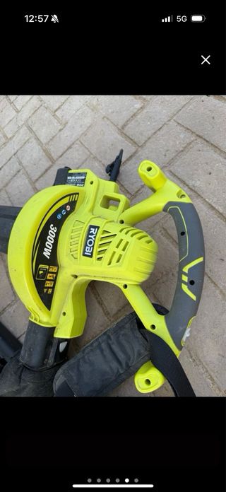 Sopladora + aspiradora Ryobi 3000W