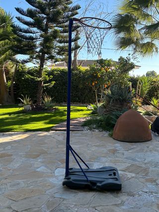 Canasta de baloncesto con base