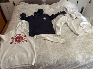 Lote 3 sudaderas adolescentes Hollister y Schott