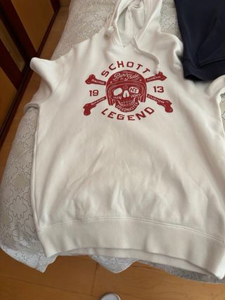 Lote 3 sudaderas adolescentes Hollister y Schott