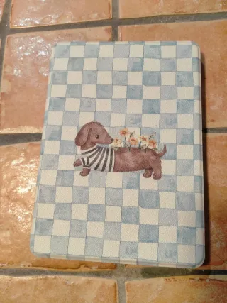 Funda Kindle 11x15cm Perro Salchicha