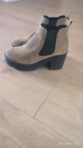 Botines de tacón con plataforma