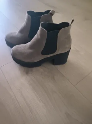 Botines de tacón con plataforma