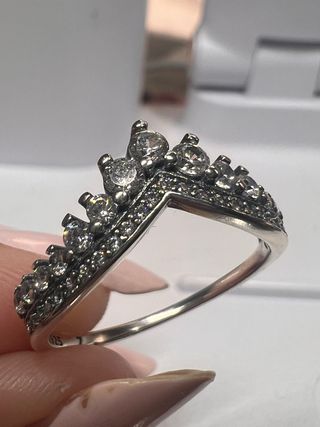 Anillo Plata S925 Talla 7 (54) Corona