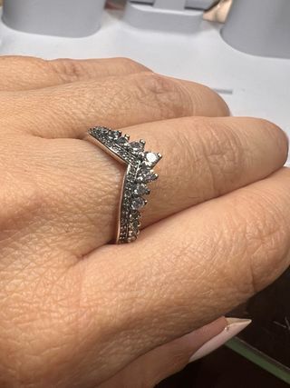 Anillo Plata S925 Talla 7 (54) Corona