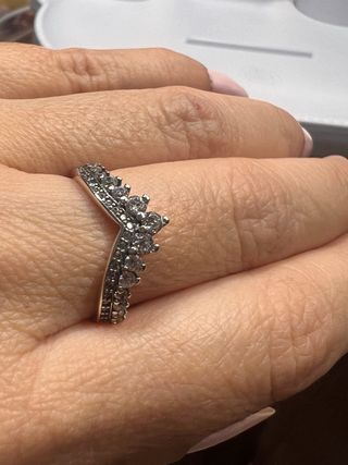 Anillo Plata S925 Talla 7 (54) Corona