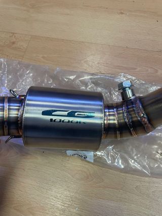 Silenciador de escape moto