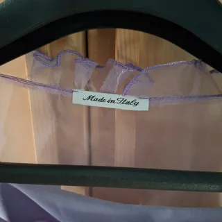 Tubino doppio strato lilla Made in Italy