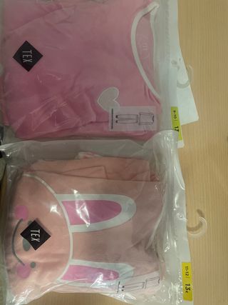 Pijamas gorditos TEX talla 9-10 y 11-12