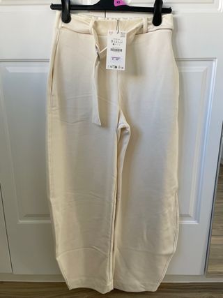 Pantalón Zara Talla S Beige