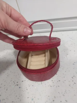 Mini joyero de viaje piel