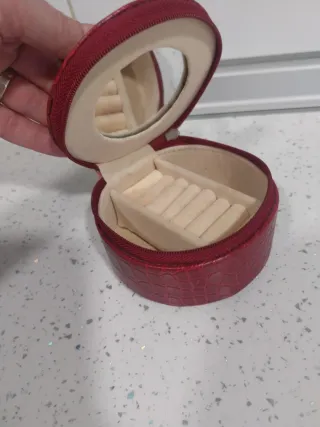 Mini joyero de viaje piel