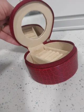 Mini joyero de viaje piel