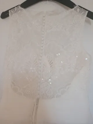 Vestido de novia hasta rodilla Talla M