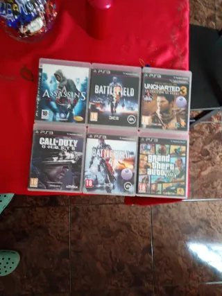 Confezione 6 Giochi PS3 (6 GIOCHI)