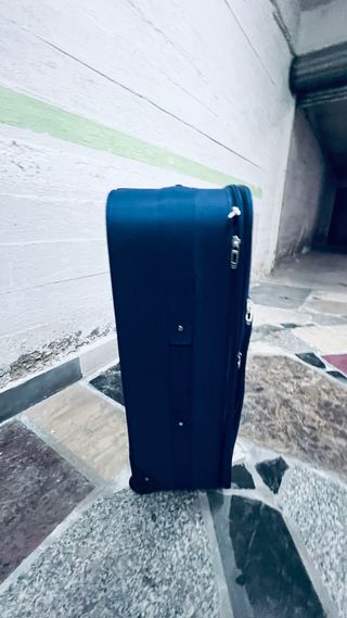 Maleta de viaje grande azul