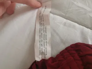 Pantalones estilo falda plisada midi ZARA granate