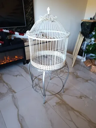 Jaula decorativa vintage años 60