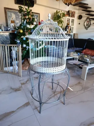 Jaula decorativa vintage años 60