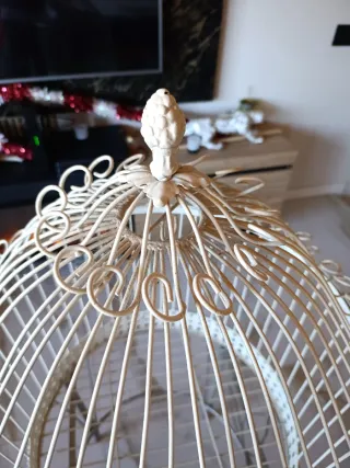 Jaula decorativa vintage años 60