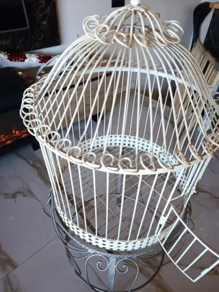Jaula decorativa vintage años 60