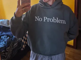 Sudadera cropped Easy Wear