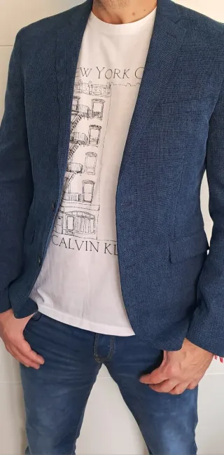 Americana Esprit azul talla 52