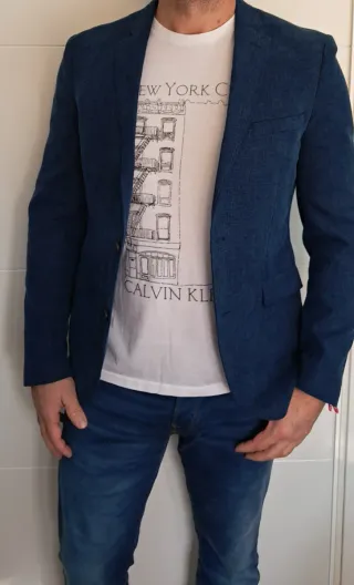 Americana Esprit azul talla 52