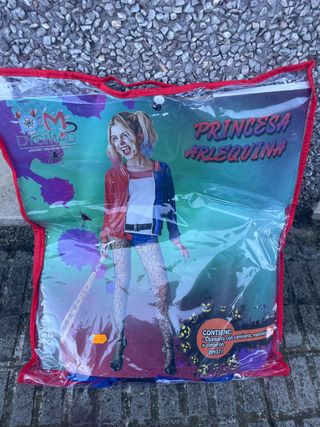 Disfraz Princesa Arlequina Talla Única