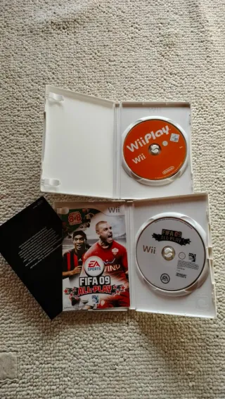 4 Giochi Wii: Wii Play, FIFA 09, Zorro, Go Vacatio