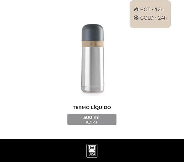 Termo in acciaio inossidabile 500ml BRA NUOVO