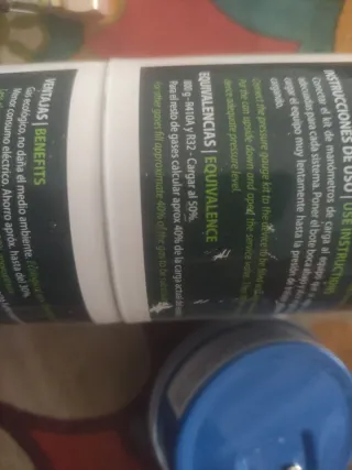 Gas R12/R134a compatible. Manómetro para coche.