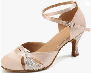 Zapatos de baile latino beige Talla 38