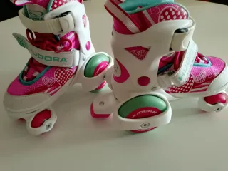 Patines Hudora Niña Talla 30-33 Ajustables