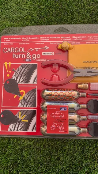 Kit Reparación Pinchazos Coche Moto GRY P