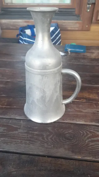 Jarra Barbería Antigua Metal