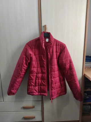 Chaquetón de mujer Quechua rojo talla XS