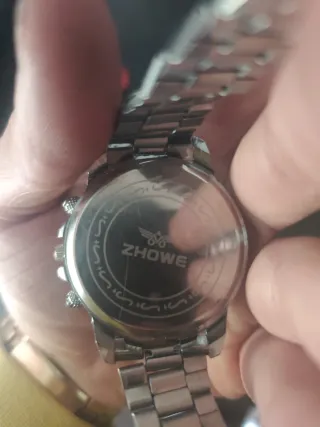 Reloj 2-OWE Plata y Blanco